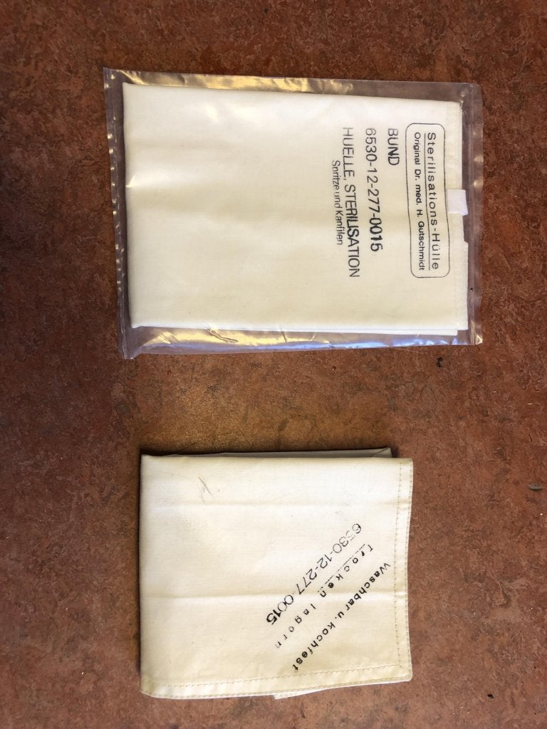 Sterilisatie enveloppes voor instrumentarium (katoen), Niet ingevuld, Niet ingevuld, Nieuw, Ophalen of Verzenden
