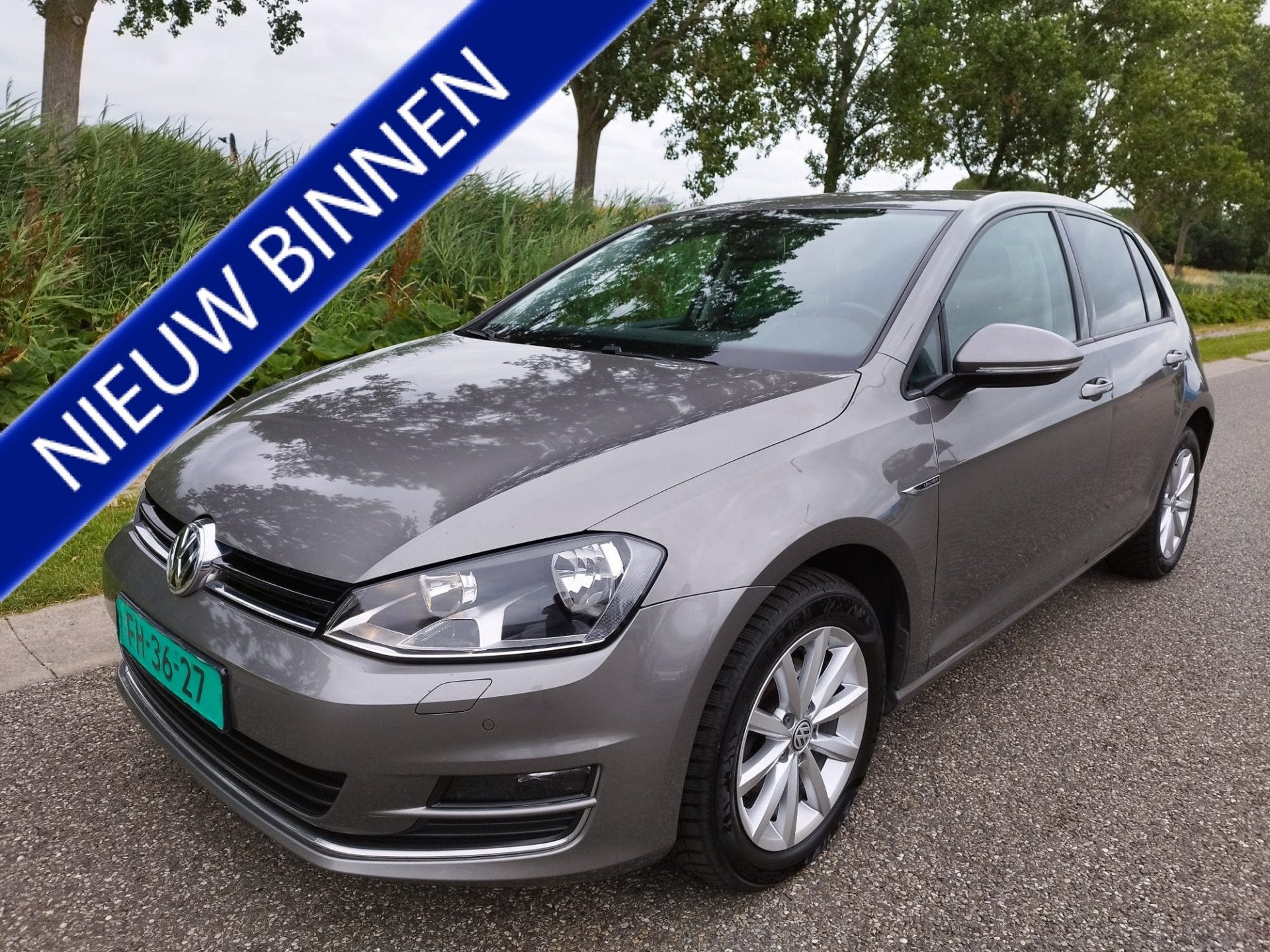 Volkswagen Golf 1.2 TSI Lounge * 1e eig * NAVI * Clima * Blu, Auto's, Voorwielaandrijving, Dealer onderhouden, Stof, Gebruikt