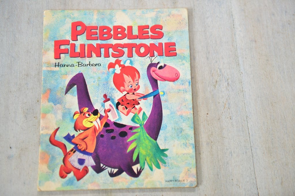 THE FLINTSTONES = PEBBLES FLINSTONE Door HANNA BARBERA, Verzenden, Eén stripboek, Zo goed als nieuw, Hanna-Barbera