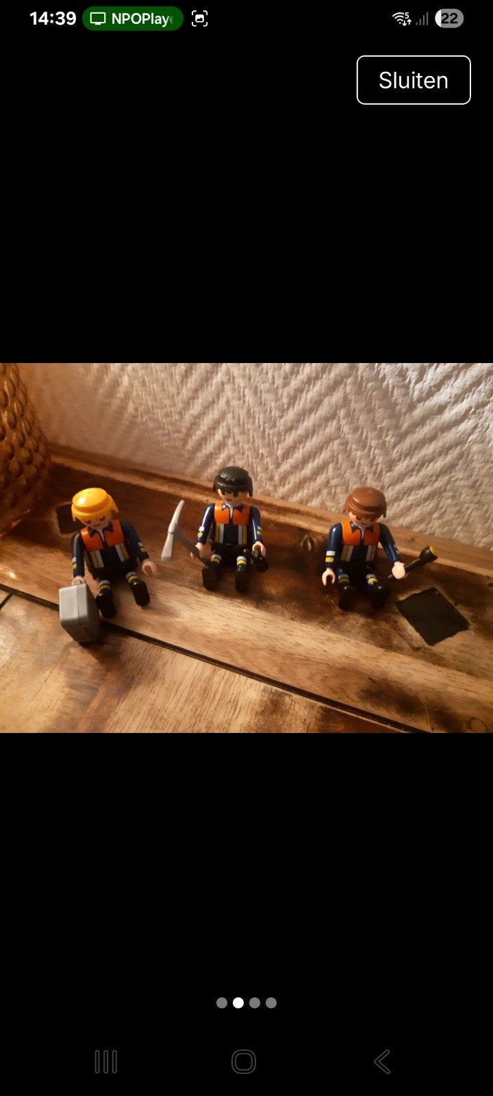 Playmobil bouwvakkers set van 3 figuren, Ophalen of Verzenden