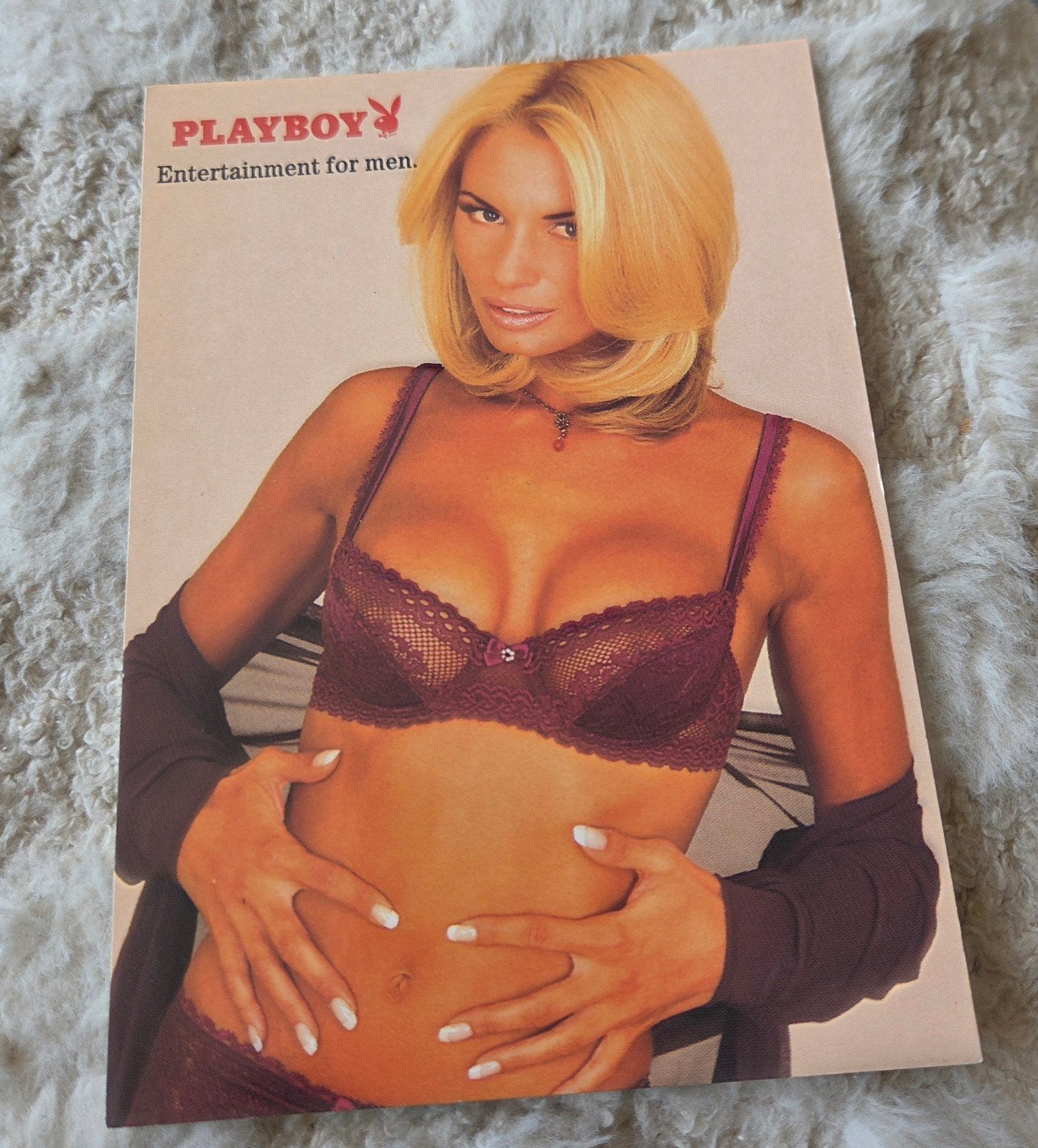Leontine Ruiters Playboy Ansichtkaart, Verzenden, 1980 tot heden, Ongelopen, Sterren en Beroemdheden