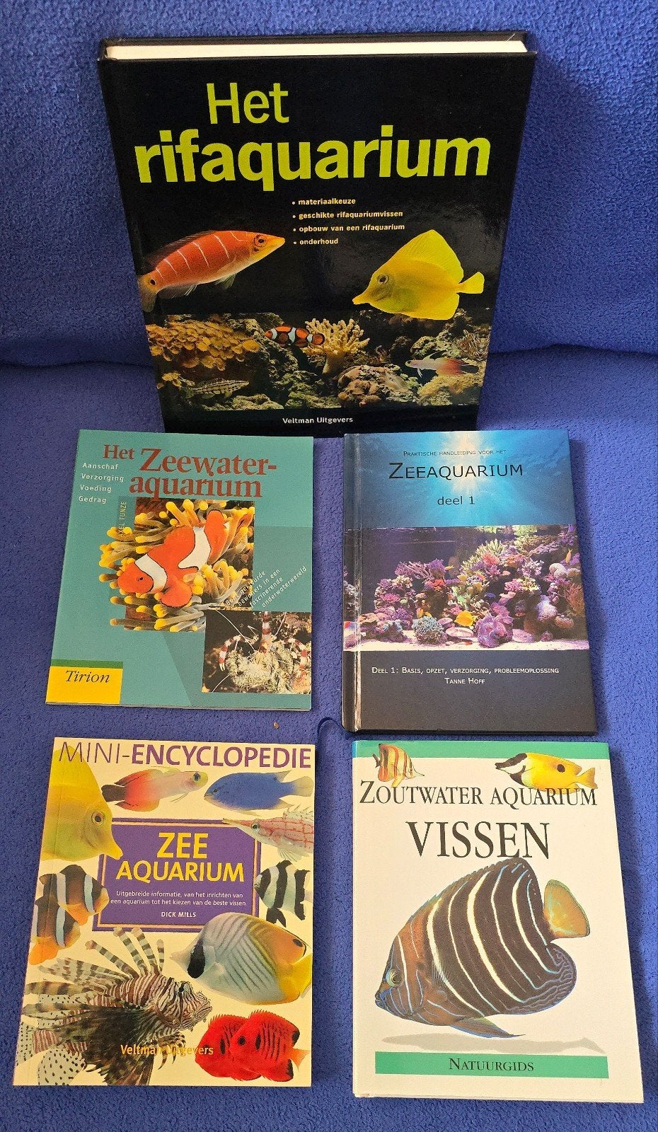 Diverse boeken over zoutwater aquarium, Boeken, Dieren en Huisdieren, Ophalen of Verzenden, Zo goed als nieuw, Vissen