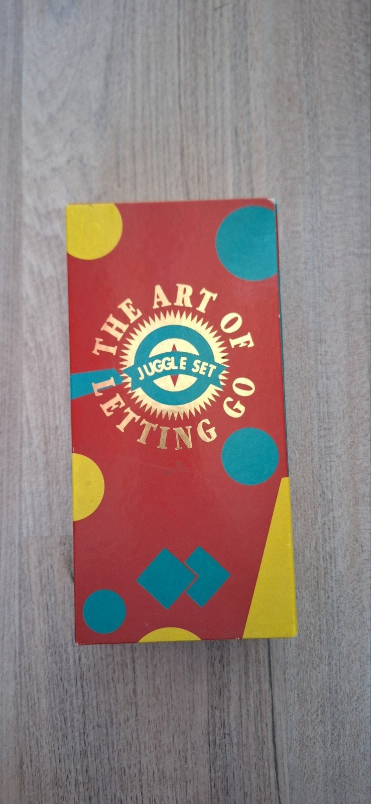Jongleerset 'The Art of Letting Go' met boek, Kinderen en Baby's, Ophalen of Verzenden, Zo goed als nieuw, Jongen of Meisje