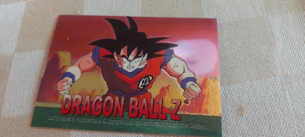 dragonball z kaart reverseholo Goku powerup, Ophalen of Verzenden, Nieuw