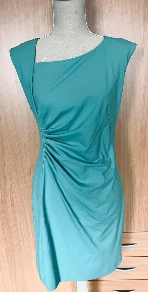 Steps turquoise kleur jurk maat 38, Kleding | Dames, Jurken, Maat 38/40 (M), Overige kleuren, Ophalen of Verzenden, Zo goed als nieuw
