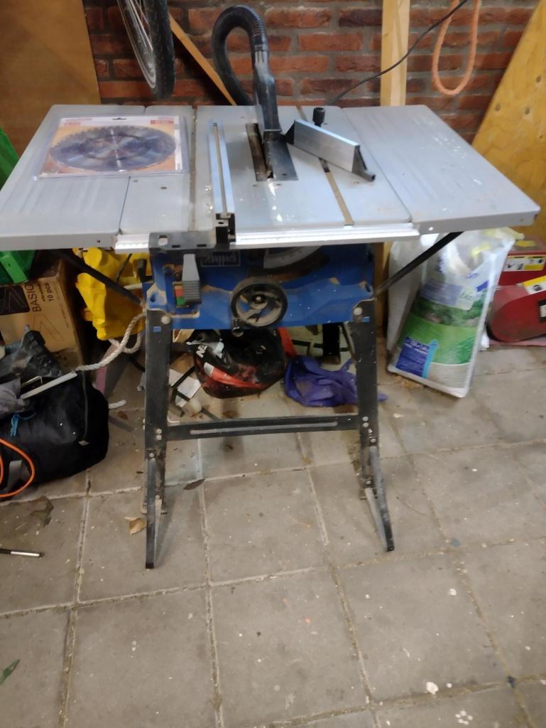 zaagtafel Scheppach, Ophalen, Gebruikt, Cirkelzaag, 1200 watt of meer