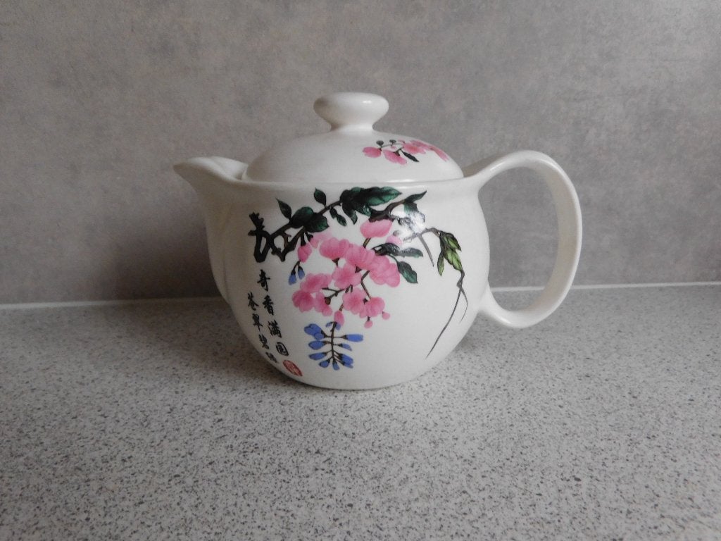 Theepot Kersenbloesem Mat - 0,5 Ltr., Ophalen of Verzenden