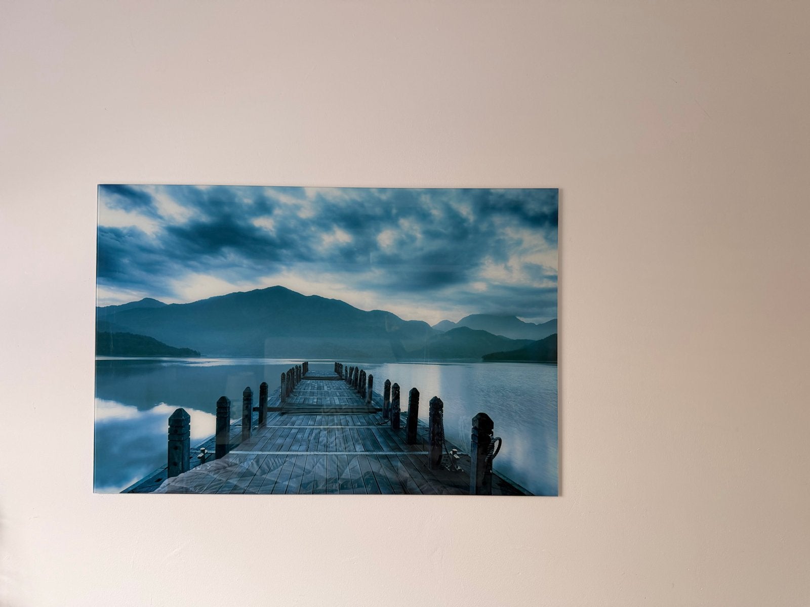 Groot glazen schilderij 120x80 cm - Onbeschadigd, Huis en Inrichting, Woonaccessoires | Schilderijen, Tekeningen en Foto's, Ophalen