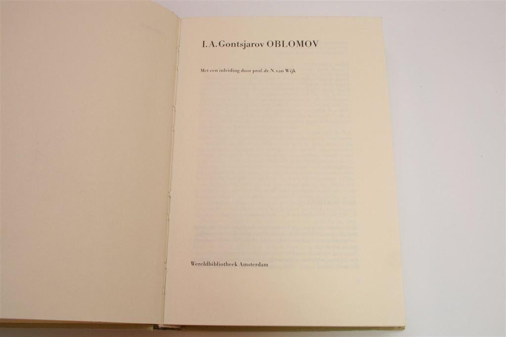 Oblomov — Russische Rentenier en zijn Legendarische Luiheid, Ophalen of Verzenden, Gelezen