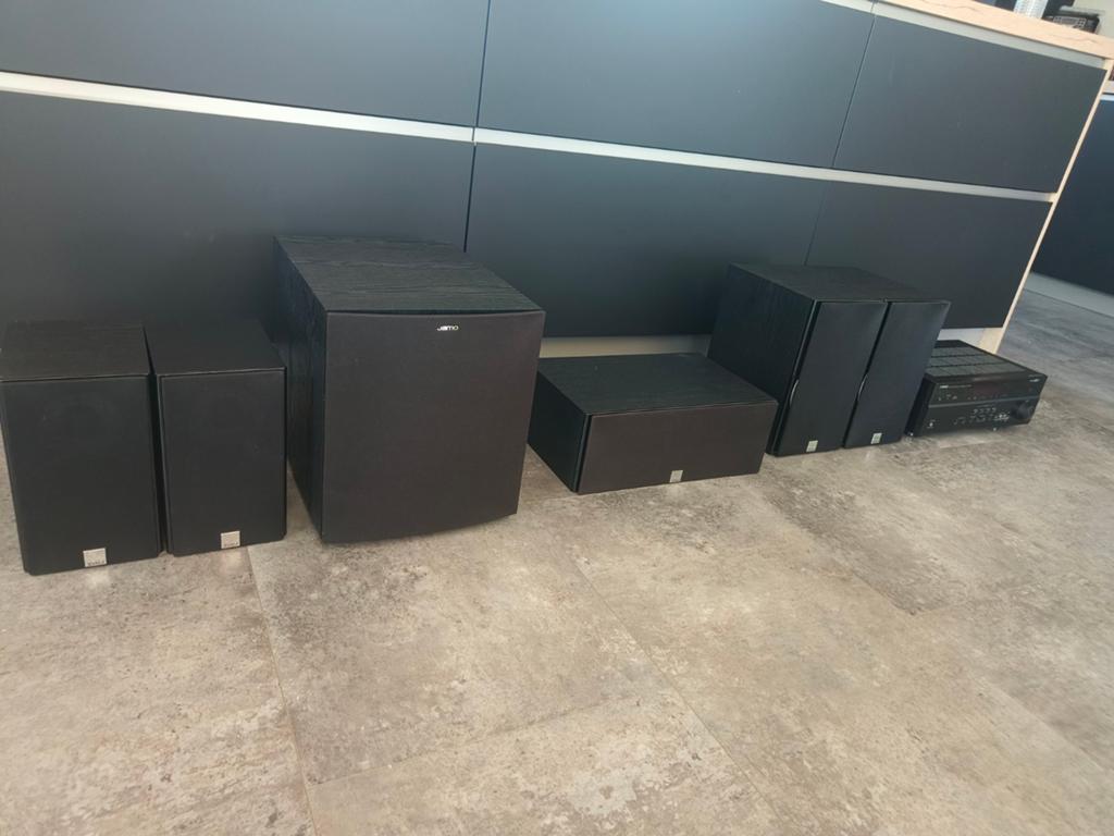 Dali Zensor 5.1 Home Cinema Set met Yamaha Receiver, 70 watt of meer, Zo goed als nieuw, 5.1-systeem, Overige spelers