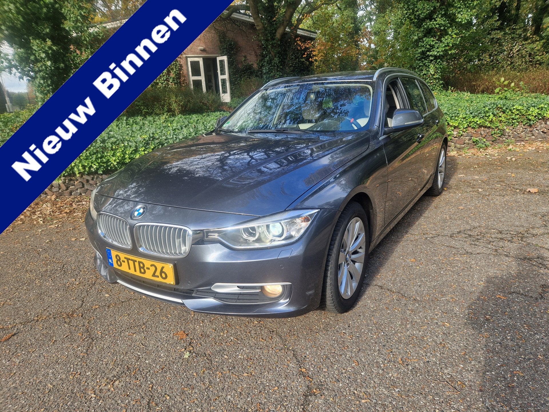 BMW 3 Serie Touring 316i Executive, LEER AUTOMAAT, 2014, Auto's, Automaat, Gebruikt, Euro 6, 4 cilinders
