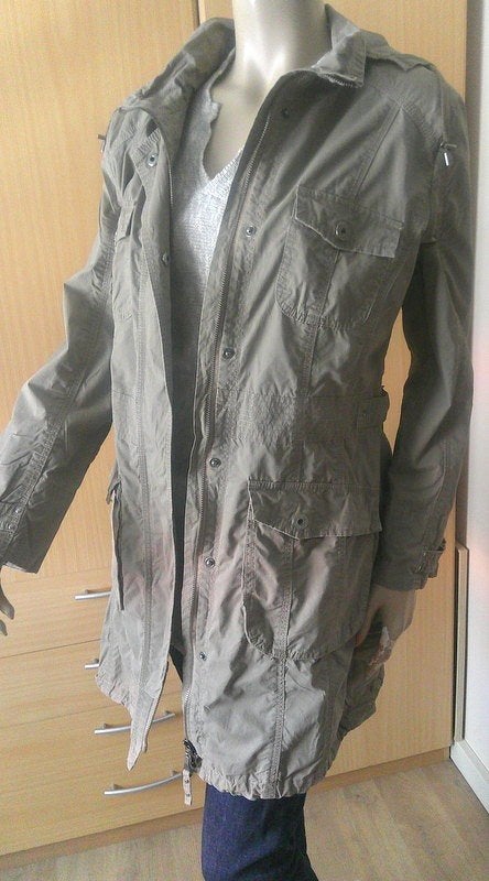 MOX kakigroene parka maat 42, Verzenden, Gedragen, Maat 42/44 (L), Overige kleuren