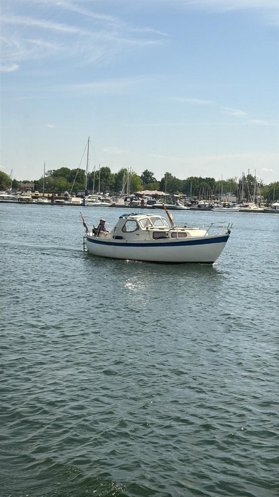 Motorsailer LM24 met Nanni Diesel 23 pk, Watersport en Boten, Kajuitzeilboten en Zeiljachten, Ophalen, Overige merken, Gebruikt