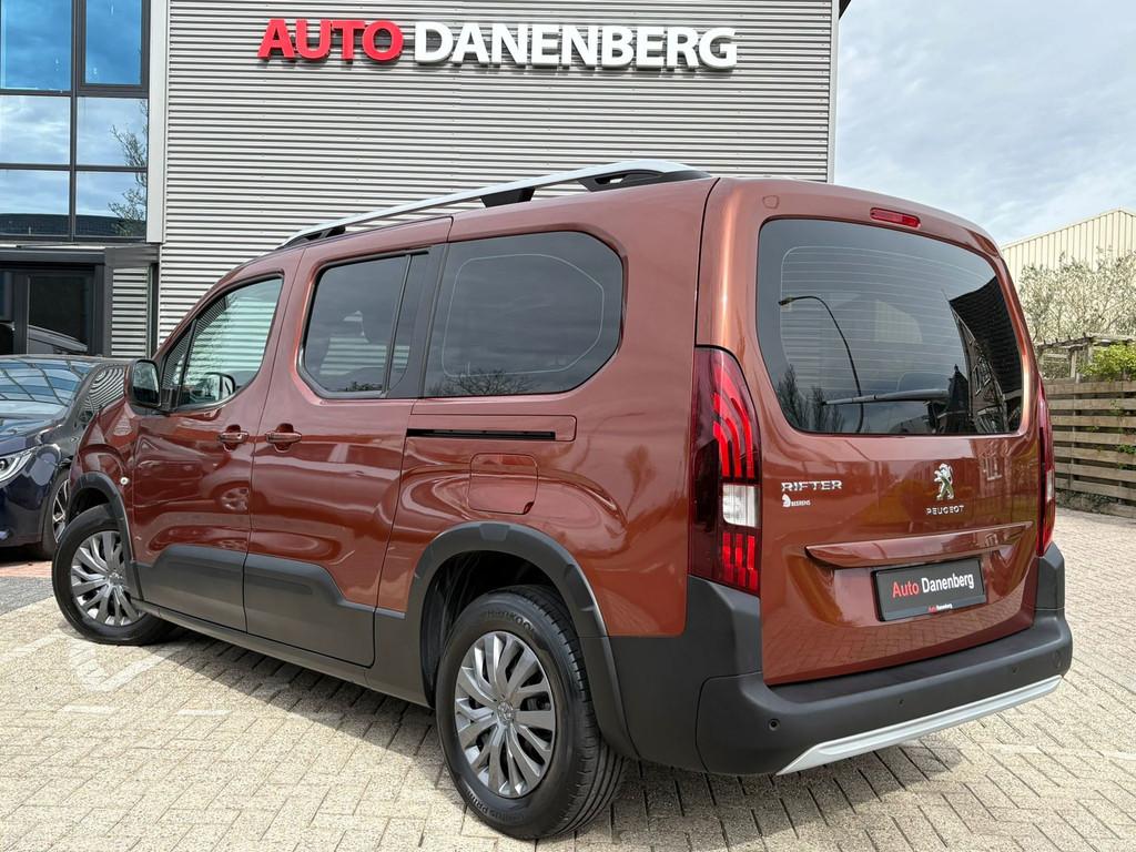 Peugeot Rifter Long 1.2 Puretech Long Allure Weinig KM! GARA, Auto's, Peugeot, Voorwielaandrijving, Stof, Zwart, Origineel Nederlands