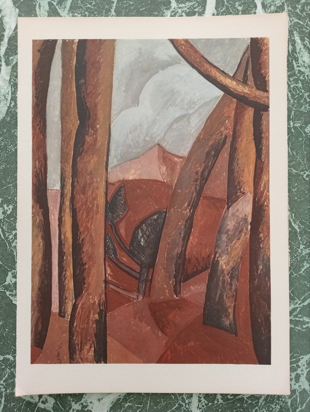 Pablo Picasso prent Landschap, Ophalen of Verzenden, Voor 1940