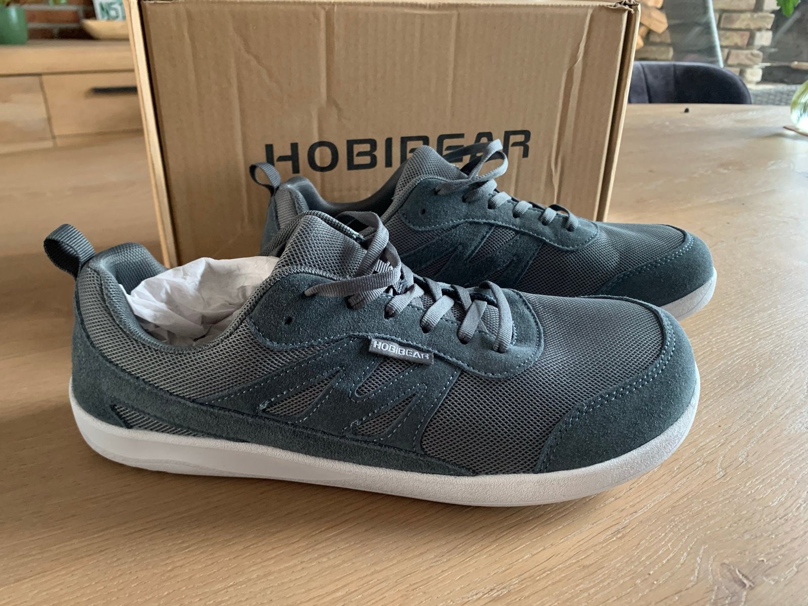 Nieuwe Hobibear Barefoot Schoenen - Maat 44, Ophalen of Verzenden, Nieuw, Grijs, Sneakers of Gympen