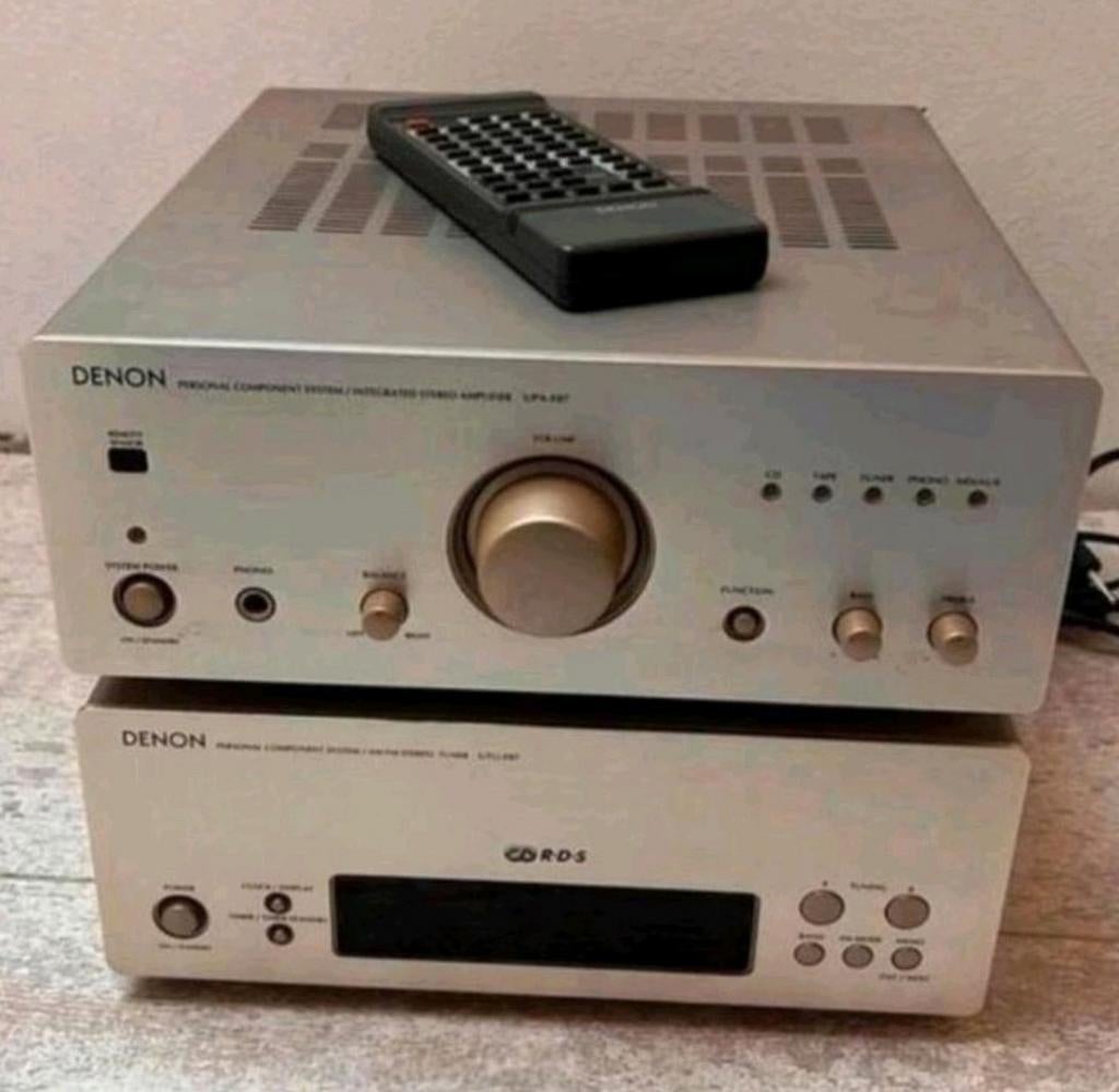 Denon Stereo Set: Versterker UPA-F07 & tuner, Ophalen, Tuner of Radio, Denon