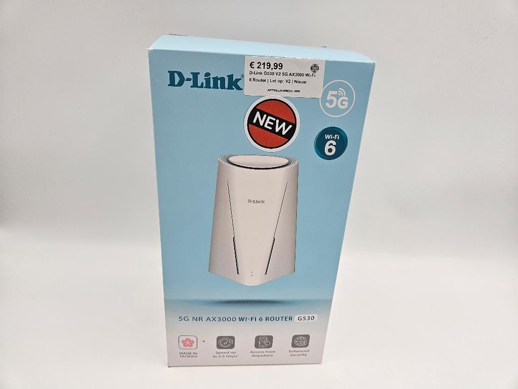 D-Link G530 V2 5G AX3000 Wi-Fi 6 Router | Let op: V2 | Nieuw, Computers en Software, Routers en Modems, Ophalen of Verzenden, Nieuw