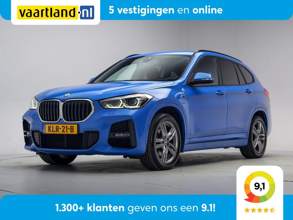 BMW X1 xDrive25e M Sport [ LED Navi prof. Stoelverwarming HU, Automatische klimaatregeling, Gebruikt, 750 kg, Blauw
