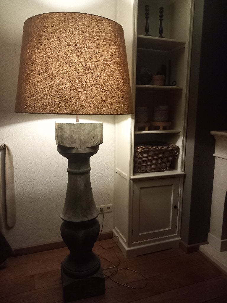 megagrote XXL balusterlamp vloerlamp 1.80m, Ophalen, Landelijke industrieel unieke robuuste Hoffz Aura hotel chique, Zo goed als nieuw