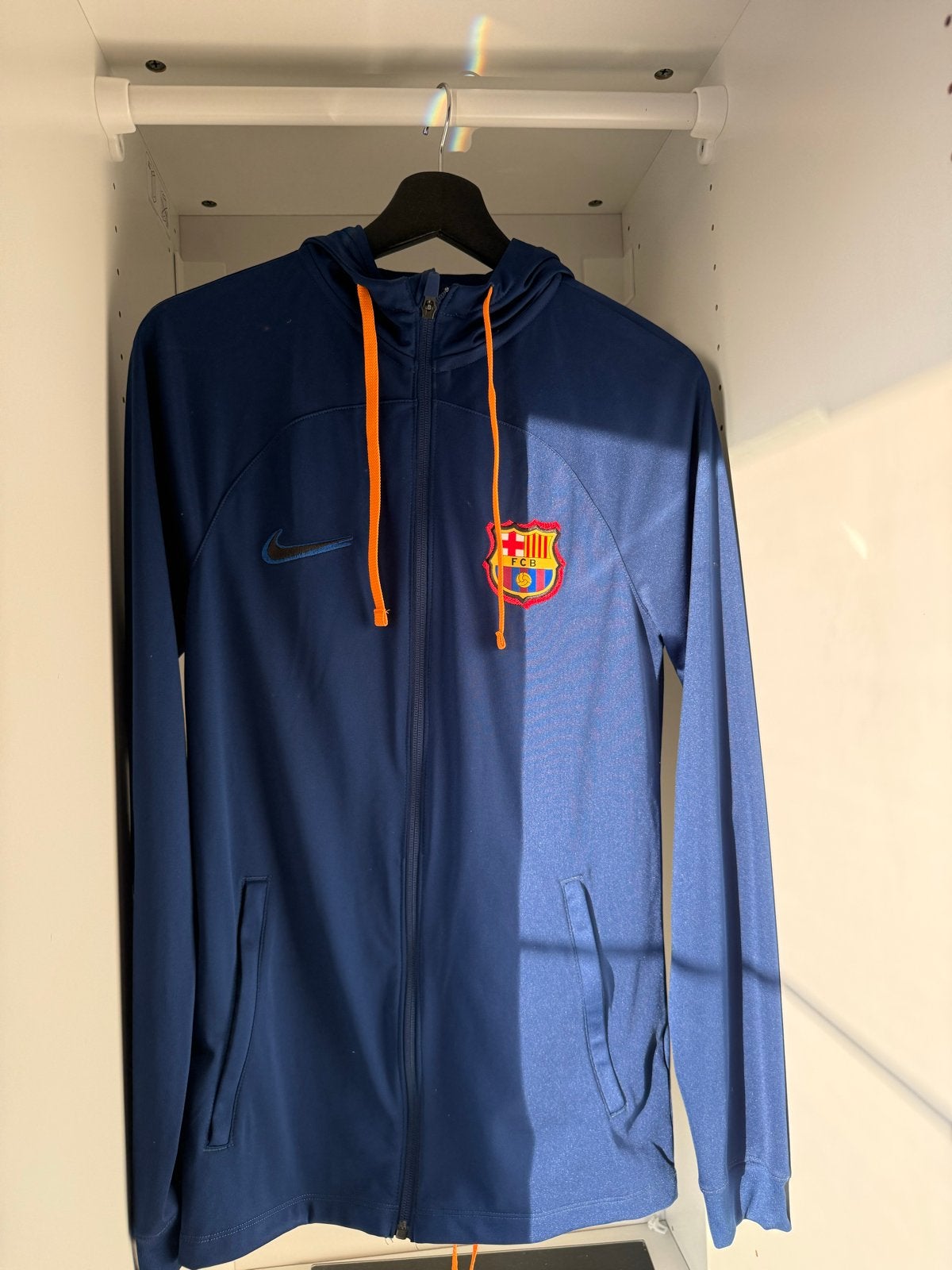 Nike FC Barcelona Trainingspak Blauw Maat XS, Blauw, Ophalen of Verzenden, Zo goed als nieuw, Voetbal