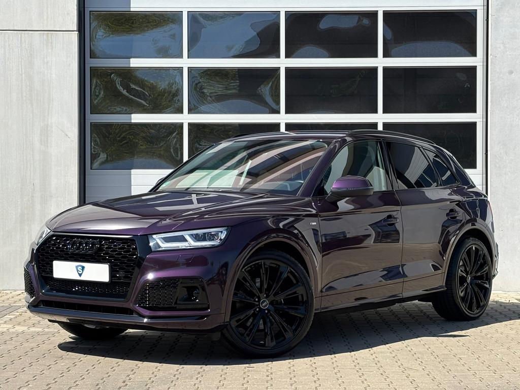 Audi Q5 55 TFSI e Quattro Competition Audi Exclusive Violett, Auto's, Audi, Bedrijf, Te koop, Q5, 360° camera, 4x4, ABS, Achteruitrijcamera