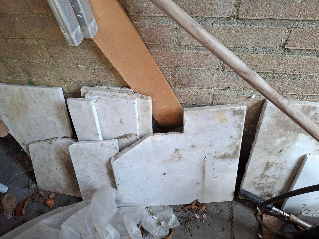 Enkele delen carrara marmer, Ophalen of Verzenden, Overige metalen
