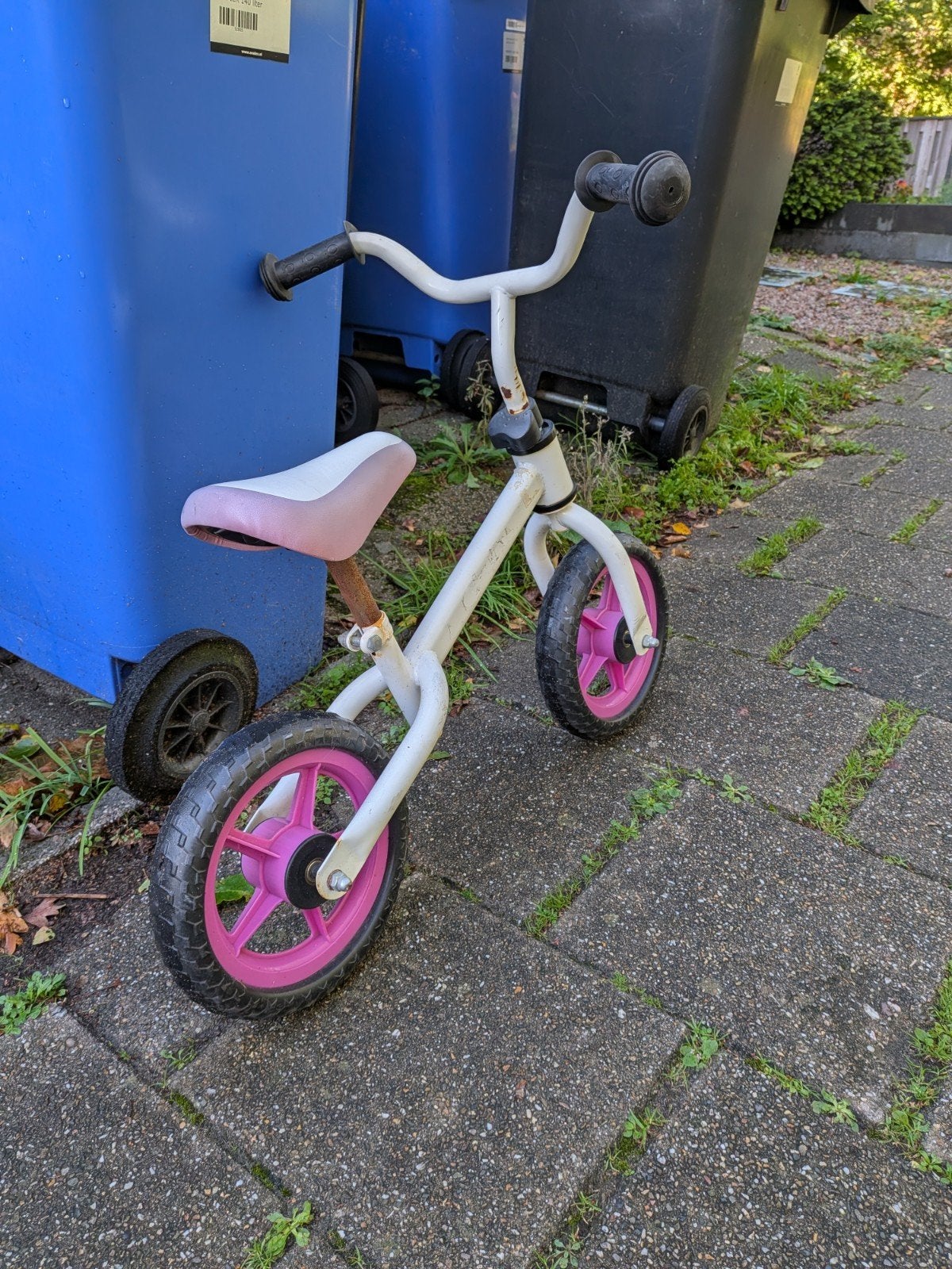 loop fiets, Ophalen