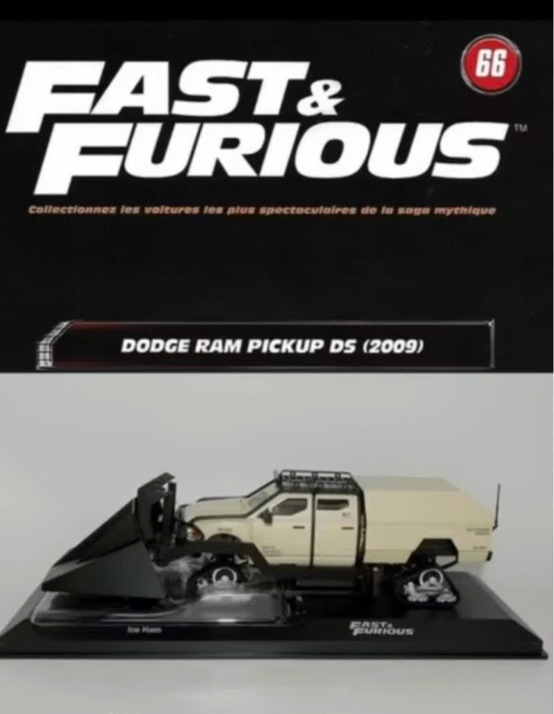 DODGE Ice Ram De Luxe Hobbs 2009 1/43 Fast & Furious # 66, Verzenden, Nieuw, Auto, Overige merken