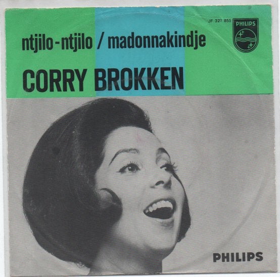 Corry Brokken- Ntjilo Ntjilo, Cd's en Dvd's, Vinyl Singles, Zo goed als nieuw, Nederlandstalig, Beschermende buitenhoes, Fotohoes