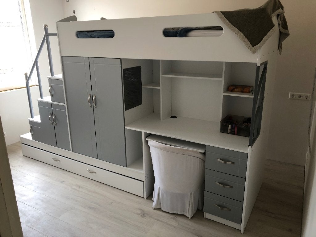 Hoogslaper, Huis en Inrichting, Ophalen, Eenpersoons, Zo goed als nieuw, 200 cm