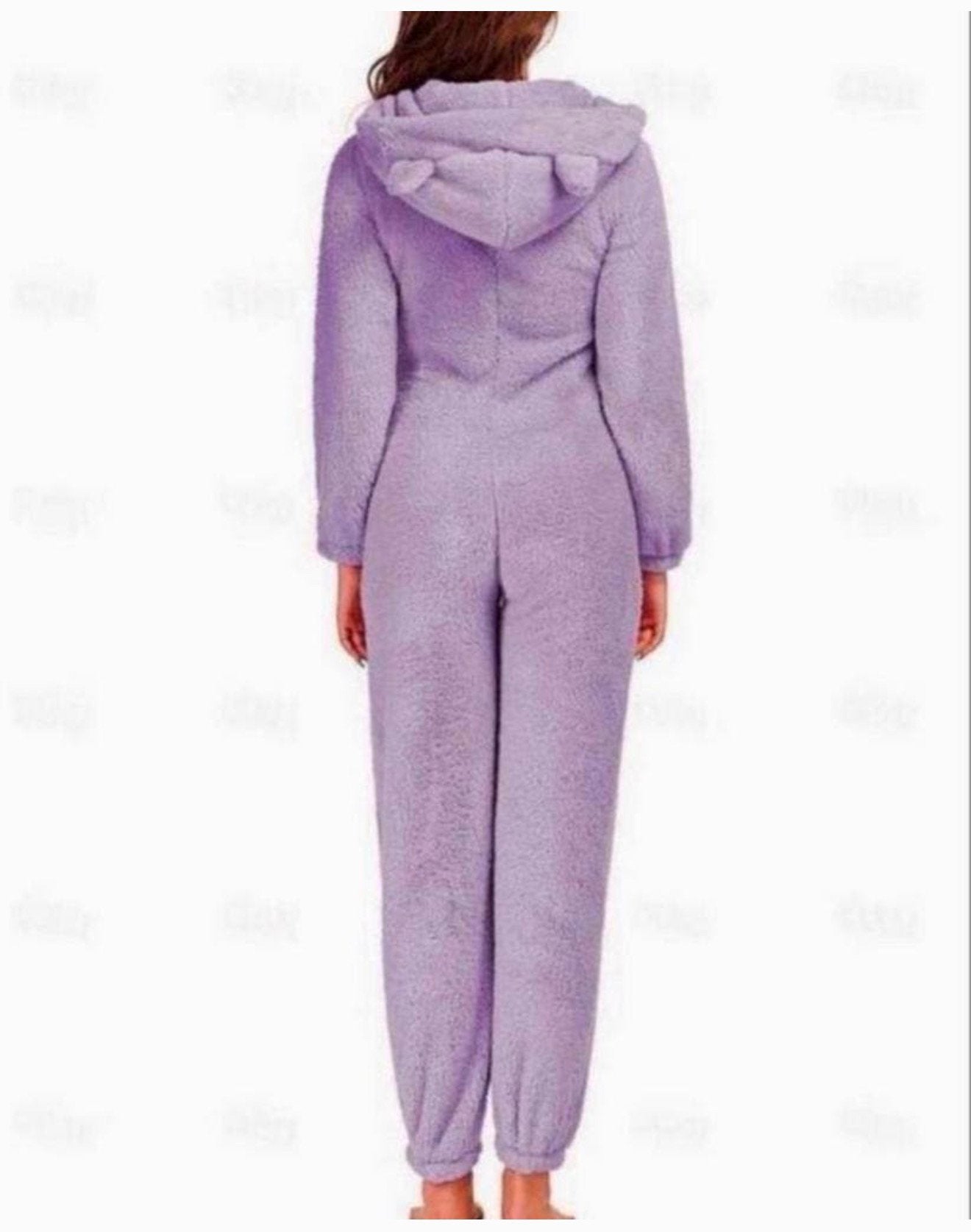 Onesie Wanzie Huispak Jumpsuit Fleece pyama pyjama maat S-M, Paars, Nieuw, Ophalen of Verzenden, H