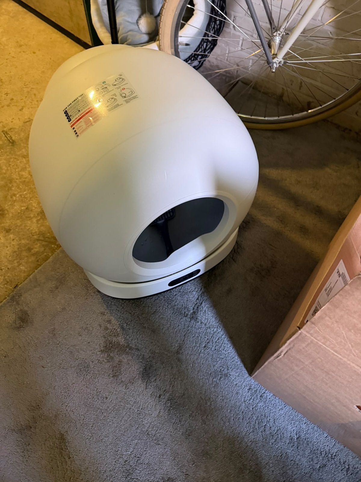 Zedar kattenbak automatisch, Ophalen of Verzenden, Zo goed als nieuw