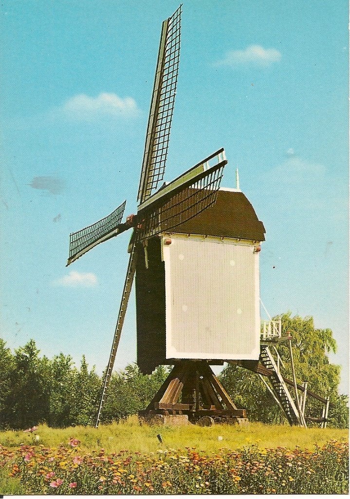 Zundert 'De Akkermolen' - Korenmolen 17e eeuw, Verzamelen, Ansichtkaarten | Nederland, Ongelopen, Noord-Brabant, 1960 tot 1980