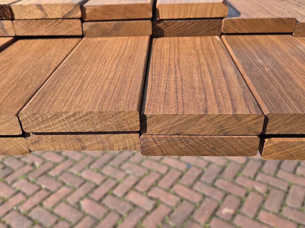 Hardhouten planken - geschaafd 1.8x9.0 cm - nr: HP175, Ophalen, Nieuw, 250 cm of meer, Planken