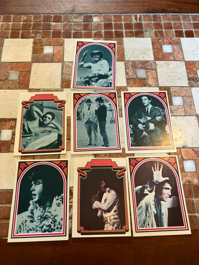 Elvis Presley kaartjes, Ophalen of Verzenden, Zo goed als nieuw, Meerdere plaatjes