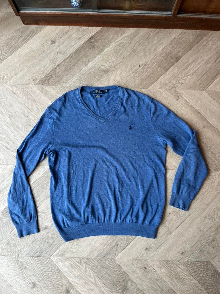 Ralph Lauren trui - maat L, Ophalen of Verzenden, Gedragen, Maat 52/54 (L), Blauw