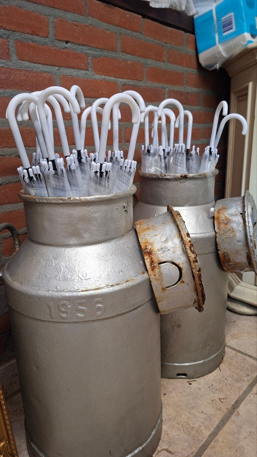 22 Transparante Paraplu's voor Bruiloft of Evenement, Ophalen of Verzenden