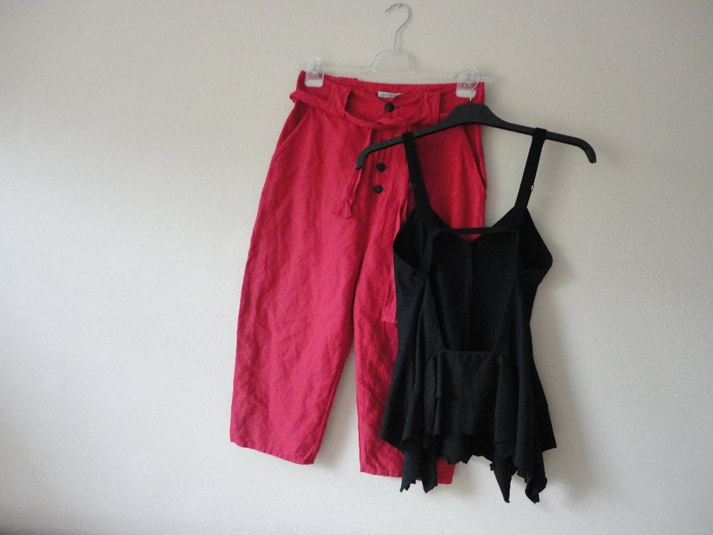 Sarah Pacini broek met Cora Kemperman top, Verzenden, Sarah Pacini, Zwart, Zo goed als nieuw