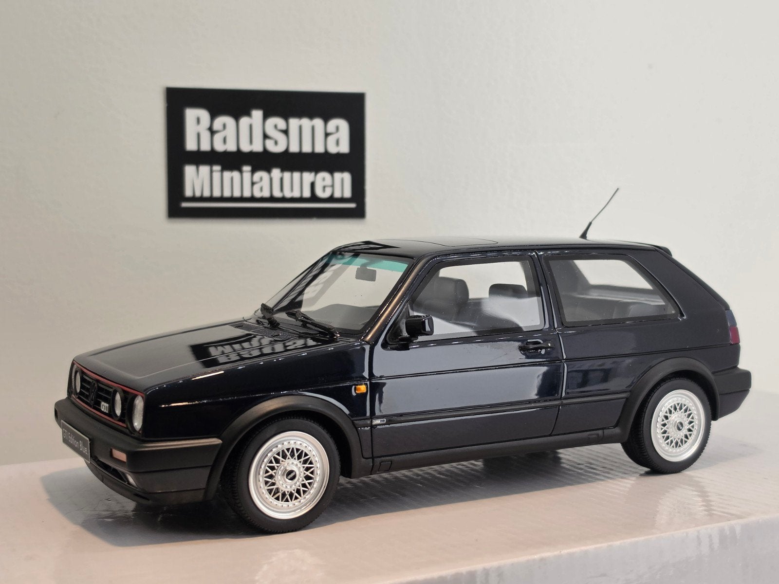 Volkswagen Golf Mk2 GTI Edition blue - 1:18 Ottomobile, OttOMobile, Auto, Ophalen of Verzenden, Zo goed als nieuw