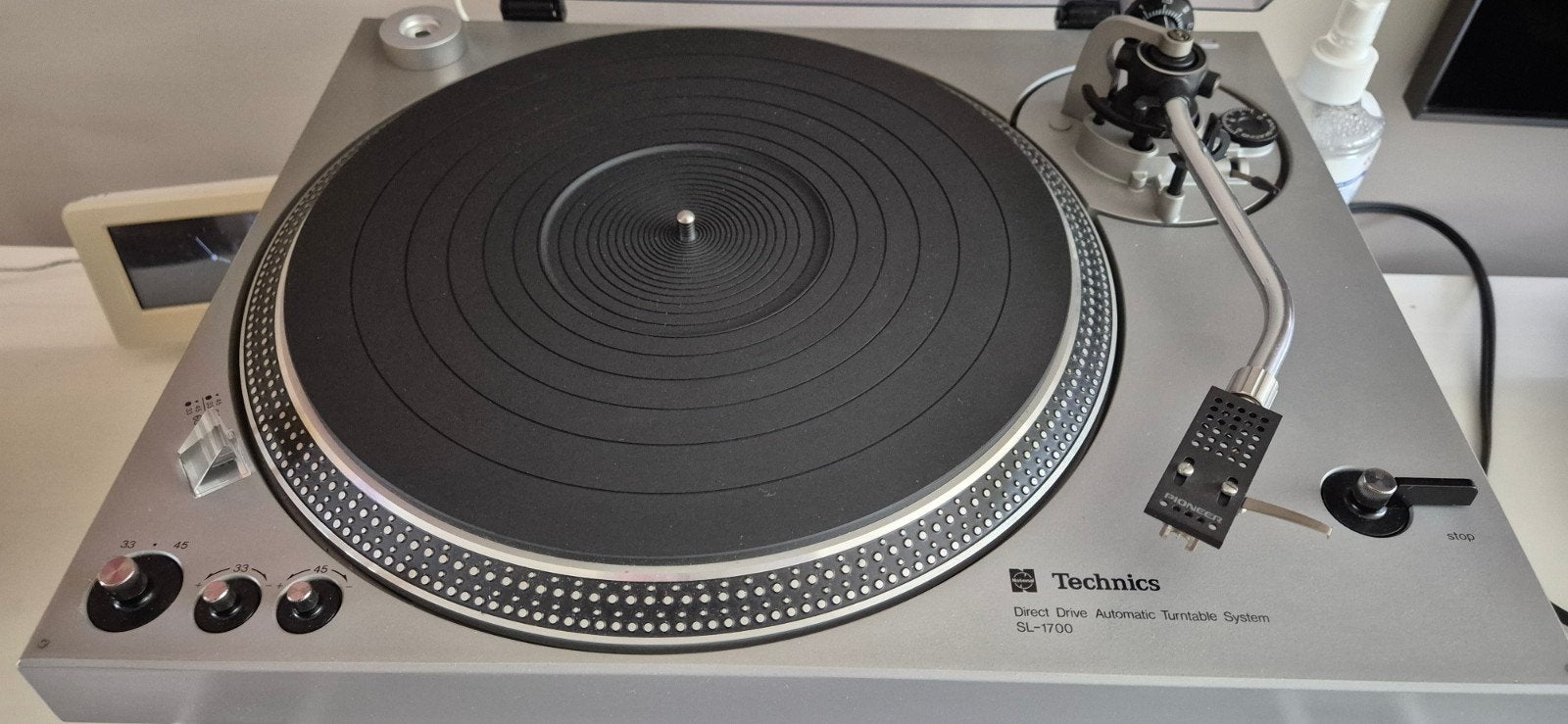 Technics SL-1700 Direct Drive Semi Automatische Platenspeler, Ophalen, Gebruikt, Automatisch, Platenspeler