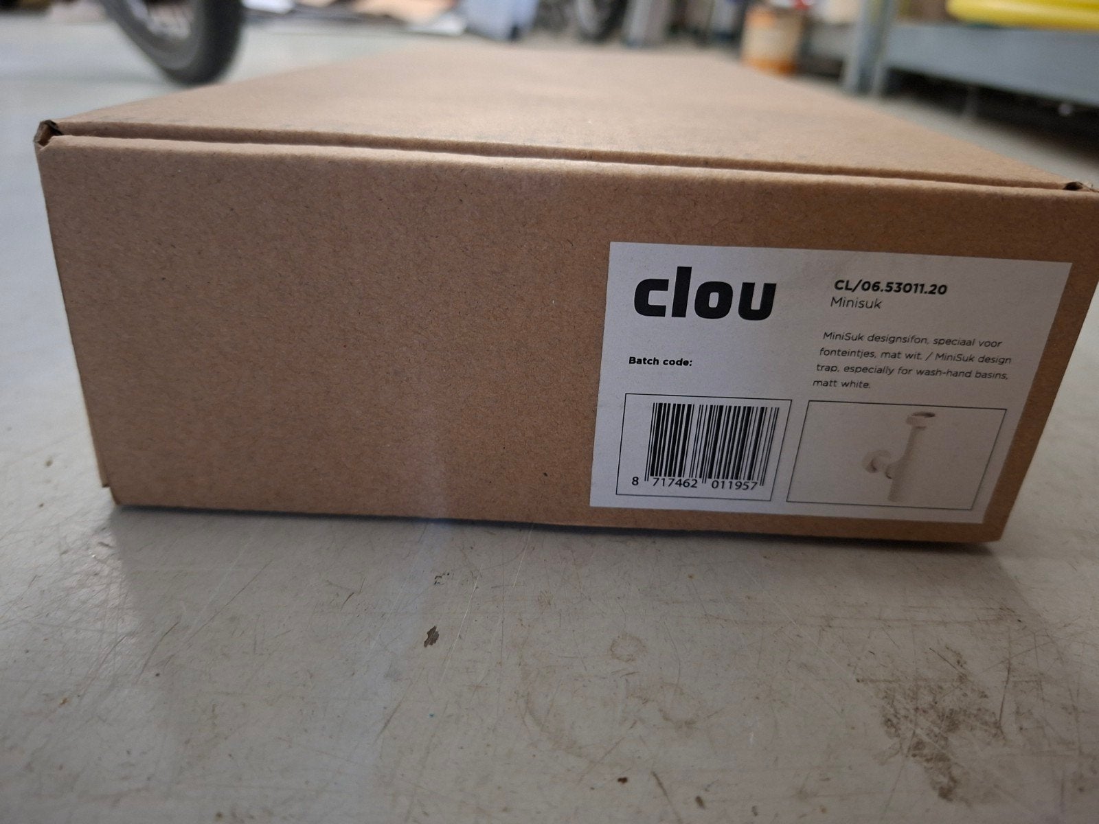 Clou Minisuk design sifon mat wit voor wastafel/fontein, Ophalen of Verzenden, Nieuw, Overige typen