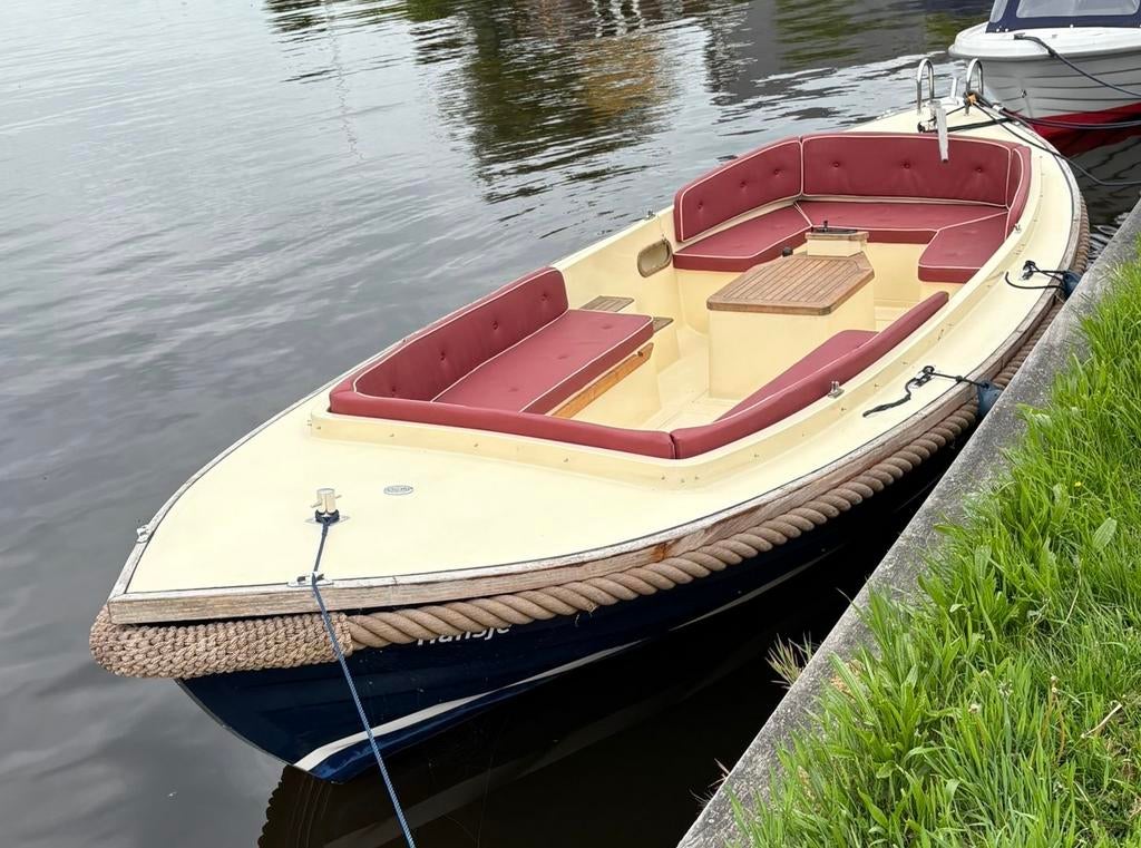 Langweerder sloep 650 classic - Nieuwe bekleding, 18pk Volvo, Binnenboordmotor, Tot 1.00 meter, 18 pk, Diesel