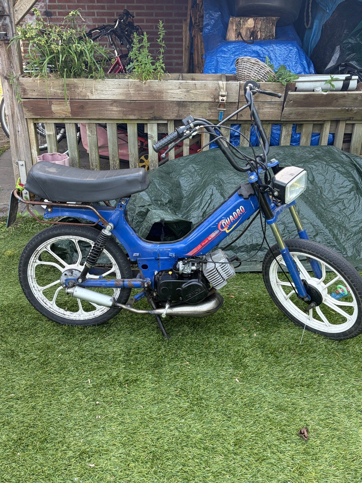 Loop of sloop Tomos 50cc Snel opknapper, Fietsen en Brommers, Brommers | Tomos, Gebruikt, Quadro, Maximaal 45 km/u, Ophalen
