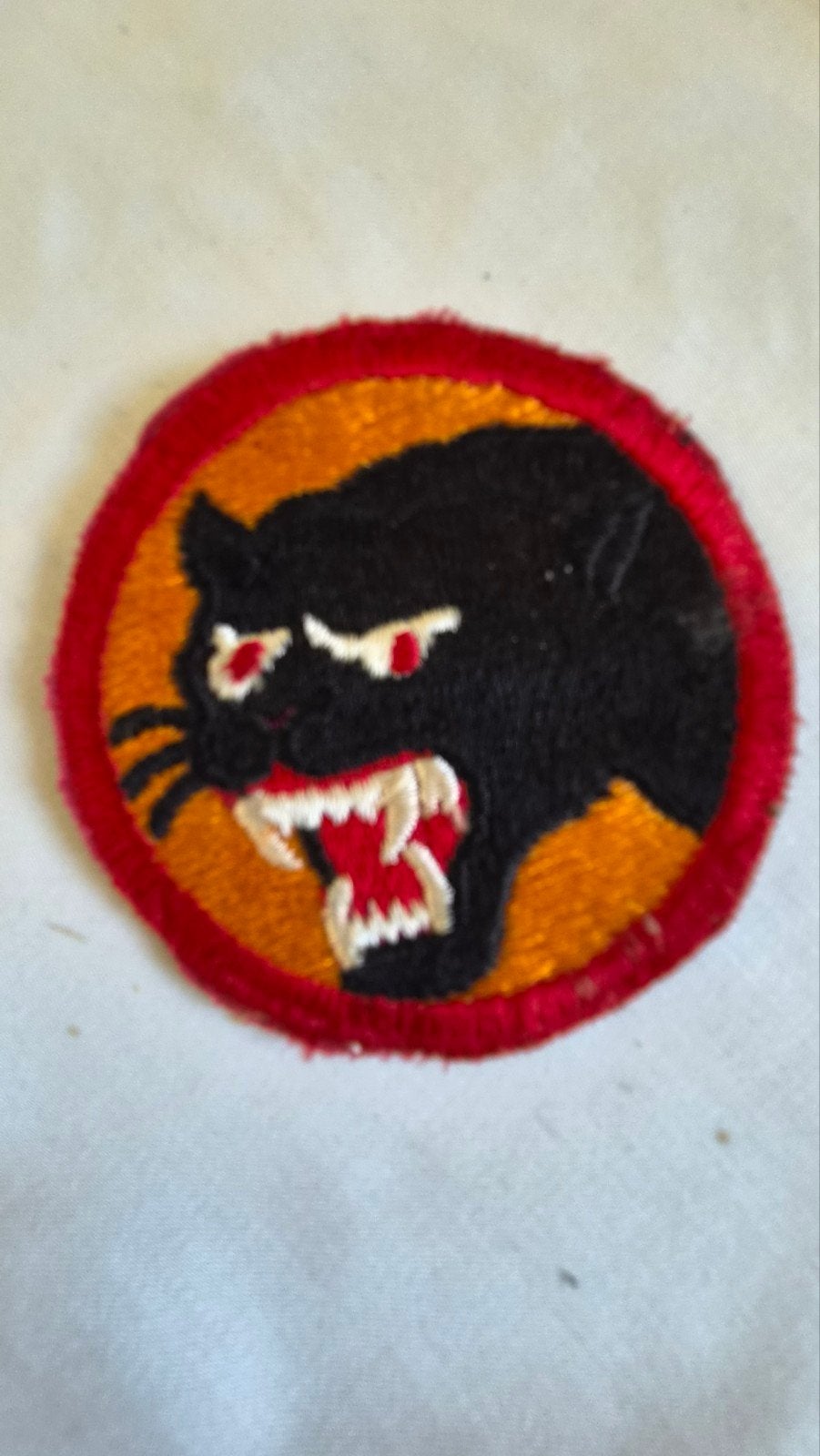US 66th Infantry Division 'Black Panther' embleem, Ophalen of Verzenden, Landmacht, Amerika, Embleem of Badge