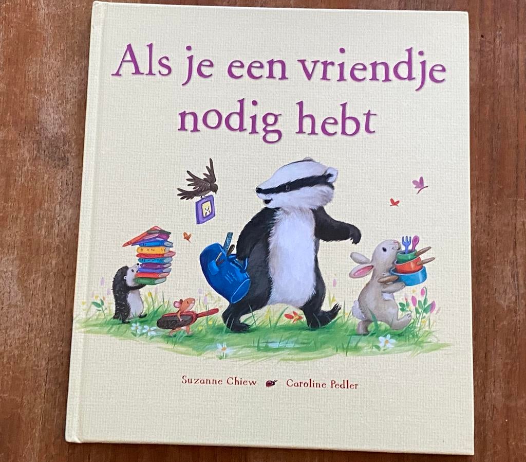 Als je een vriendje nodig hebt - Suzanne Chiew, Veltman 2015, Ophalen of Verzenden, Zo goed als nieuw, Suzanne Chiew, Prentenboek