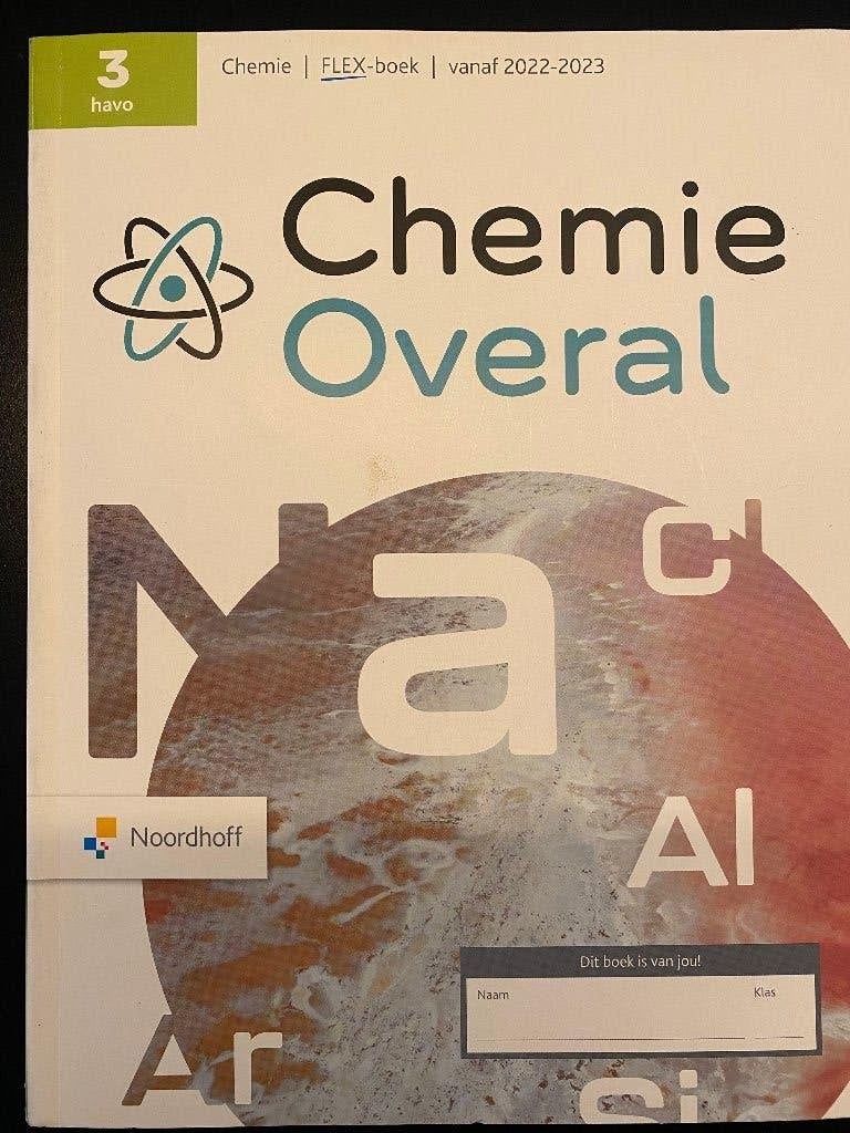 Chemie FLEX-boek HAVO 3, Boeken, Scheikunde, Ophalen of Verzenden, Noordhoff Uitgevers, HAVO