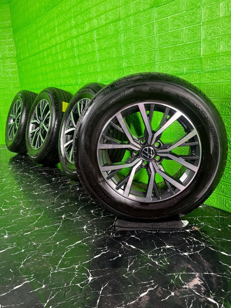 Nieuwe Originele VW Tiguan velgen 17" 5x112 Tulsa zomer 7mm, Niet ingevuld, Banden en Velgen, Niet ingevuld, 17 inch