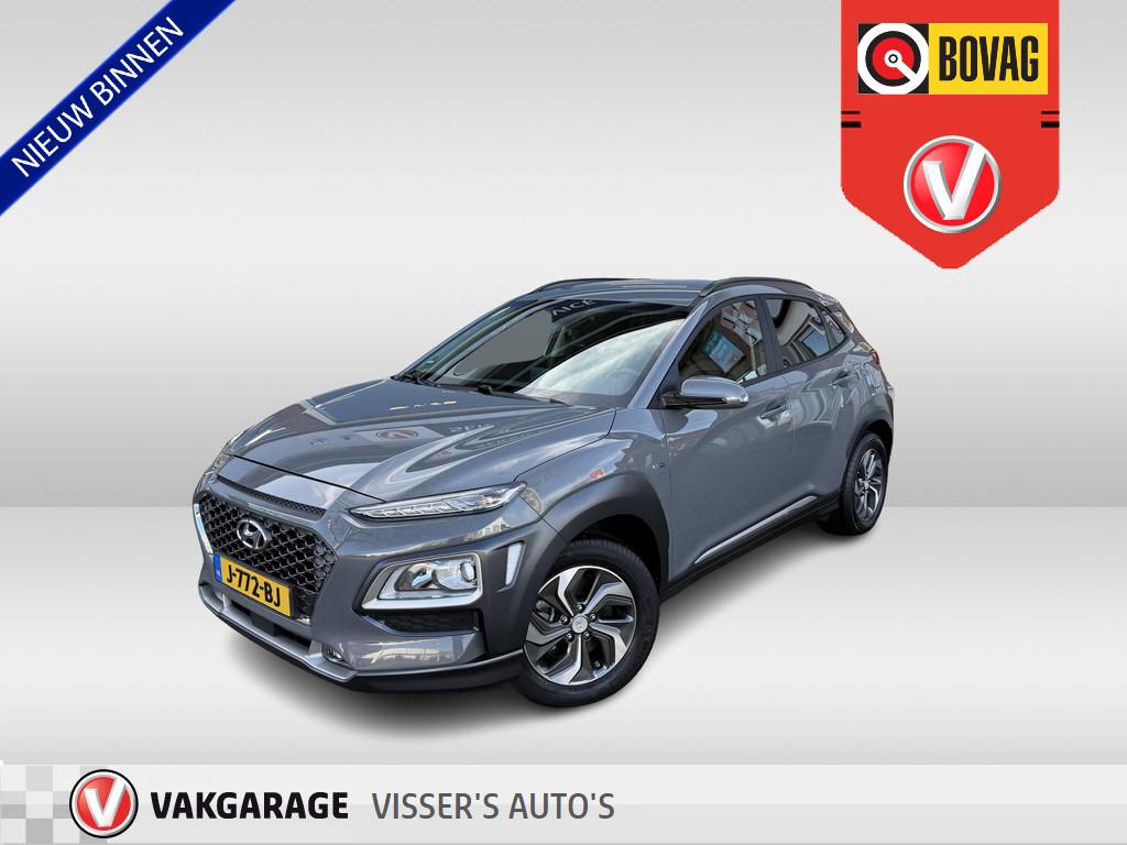 Hyundai KONA 1.6 GDI HEV Fashion | applecarplay/android auto, Stof, Gebruikt, Origineel Nederlands, 26 km/l
