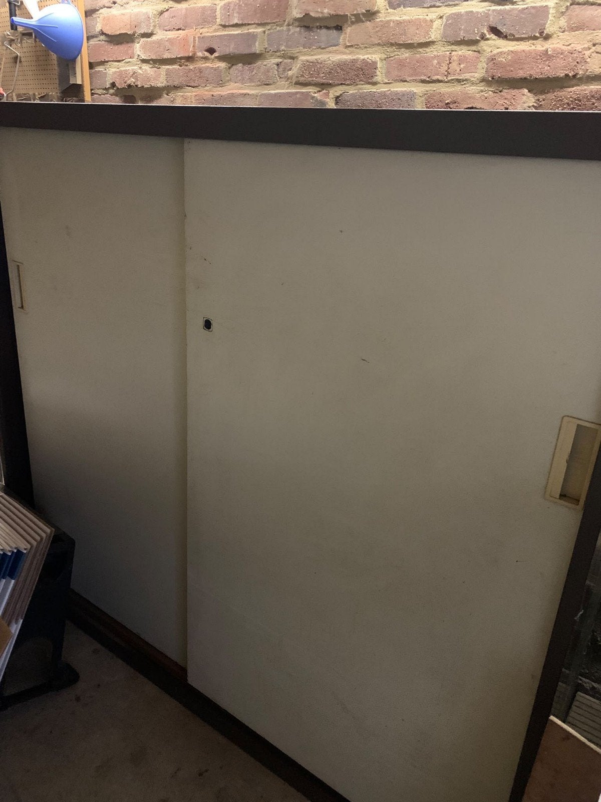 Garagekast of werkplaatskast met schuifdeuren, Huis en Inrichting, Ophalen, Gebruikt